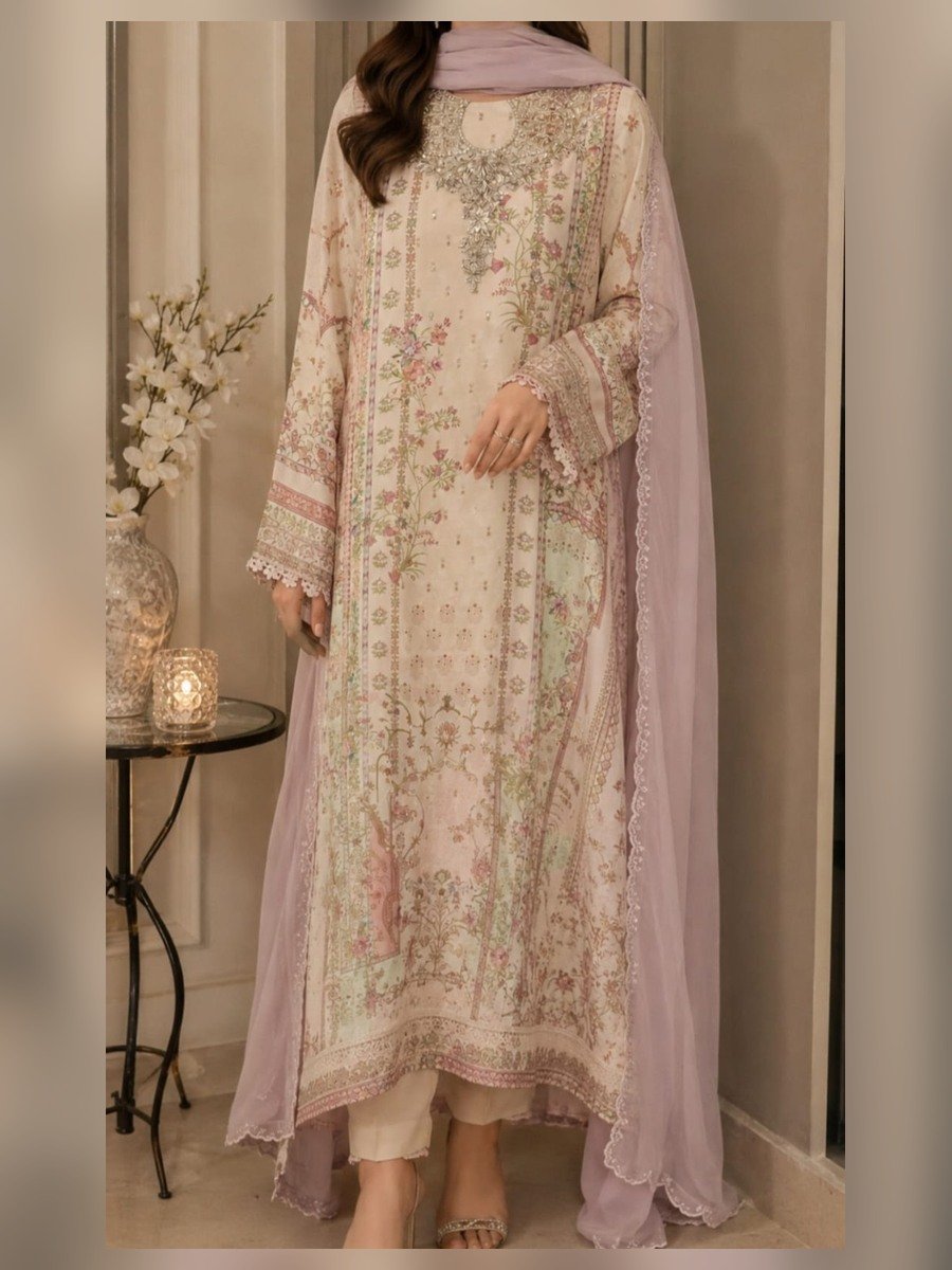 Roshan Ara Pastel 3-Piece